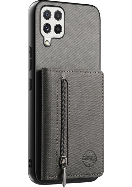 Samsung Galaxy A22 4g Uyumlu Cüzdanlı Telefon Kılıfı – Pu Deri, Fermuarlı Kart Bölmeli, Manyetik Kapatma, Darbe ve Düşme Koruması (Yurt Dışından) modelleri