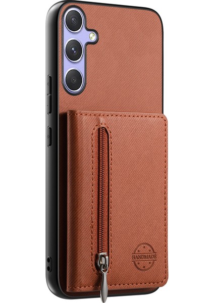 Samsung Galaxy A26 Uyumlu Cüzdanlı Telefon Kılıfı – Pu Deri, Fermuarlı Kart Bölmeli, Manyetik Kapatma, Darbe ve Düşme Koruması (Yurt Dışından) modelleri