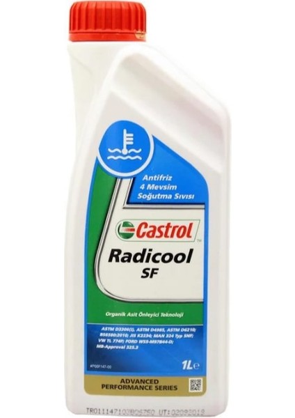 Radicool Sf Organik Kırmızı Konsantre Antifiriz 1 Litre fiyatları