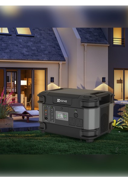 Ezvız PS1300 1300W Ups - Taşınabilir Güç Kağnağı - Kamp Karavan Lifepo4 Batarya Jeneratör