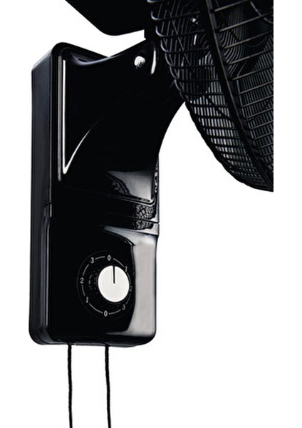 WF 18 MX Siyah Duvar Vantilatörü 75W Güçlü Motor Enerji Tasarrufu Özellikli indirimleri