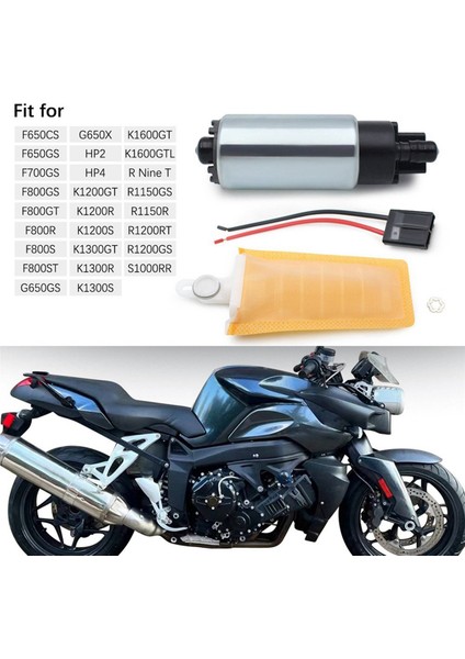 Bmw K1200GT K1200R K1200S Için Motosiklet Yakıt Pompası K1300GT K1300R K1300S K1600GT F650GS F800R Motosiklet Aksesuarları (Yurt Dışından) modelleri