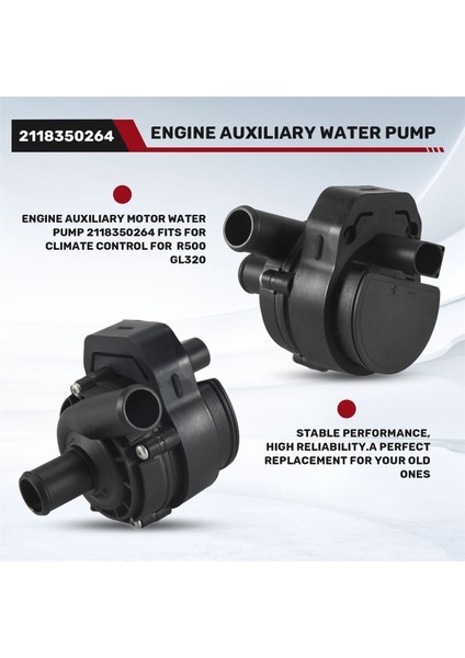 Motor Yardımcı Motor Su Pompası 2118350264 Mercedes-Benz R500 GL320 Için Iklim Kontrolüne Uyuyor (Yurt Dışından) fırsatları