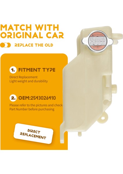 Hyundai Santa Fe 2000-2005 25430-26410 2543026410 Için Araba Motoru Soğutucu Tank Rezervuarı (Yurt Dışından) indirimleri