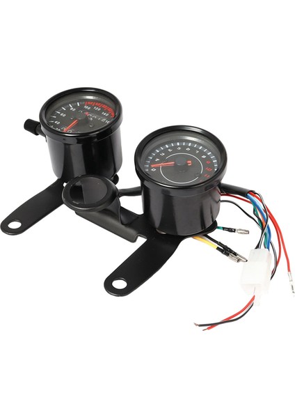 Evrensel Motosiklet Hız Tezgahı Kilometre Sometresi LED Arka Işık Takometresi (Yurt Dışından) fırsatları