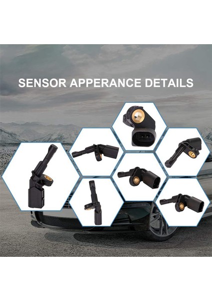 6pc Abs Tekerlek Hız Sensörü Arka Sol ve Sağ WHT003858 WHT003859 -Audi A3 Tt Golf Jetta Passat Tiguan Koltuk Skoda (Yurt Dışından) fırsatları