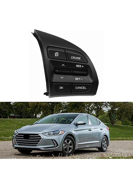 Hyundai Elantra Için 1.4t 2016-2018 Cruise Control Switch Düğmesi Çok Fonksiyonlu Direksiyon Düğmesi Anahtarı 96720-F0140 (Yurt Dışından) modelleri