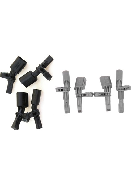 4x Ön Sol Sağ Tekerlek Hız Sensörü Sagar Magotan Octavia ve 4 x Abs Tekerlek Hız Sensörü WHT003860 Için (Yurt Dışından)