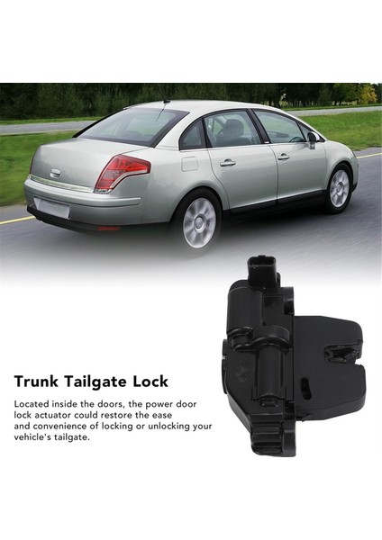 Araba Bavul Kilidi Bagaj Bagaj Kapağı Kilidi 8726 N9 8726N9 Peugeot 307CC 2004-2008 607 2001-2008 (Yurt Dışından) fiyatları