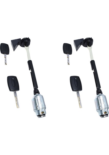 2x Araba Bonnet Hood Serbest Bırakma Kilit Seti 4x Keys ile 4M5AA16B970AB Fost Için Ford Iı Mk2 2004-2012 (Yurt Dışından)