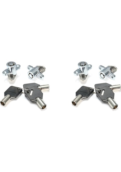 4x Sert Saddlebag Lock 3 Anahtarlar Harley Touring Electra Glide Road King Yeni Için Set (Yurt Dışından)