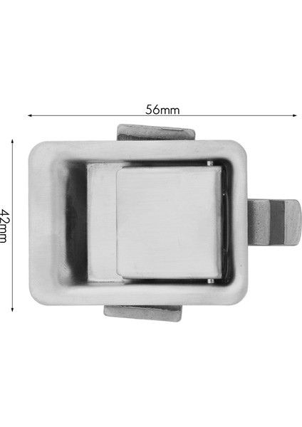 2x Paslanmaz Çelik Gömme Montajlı Mandalı Mini Floş Montaj Kürek Kilidi Rv/camper/römork/dolap/alet Kutusu Vb. (Yurt Dışından) fiyatları