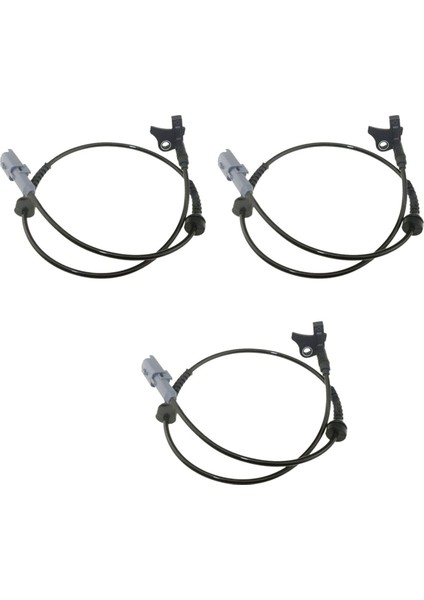 3x 9665386780 Abs Tekerlek Hız Sensörü Fiş Ön Sol Sağa 4545K3 4545F5 96496780 Peugeot 307 308 Citroen C4 Ds4 (Yurt Dışından)