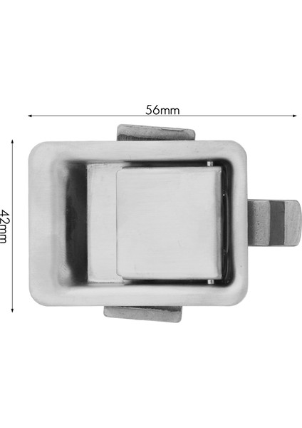 Paslanmaz Çelik Gömülü Monte Edilmiş Mandallı Mini Floş Montajlı Kürek Kolu Rv/kamp/römork/dolap/alet Kutusu Vb. Için Kilidi (Yurt Dışından) fiyatları