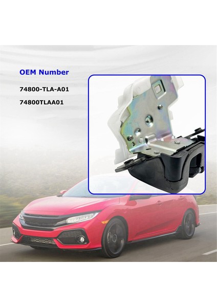 Honda Civic Cr-V 2017-2020 Odyssey 2018-2021 74800-TLA-A01 Için Araba Arka Gövde Mandalı (Yurt Dışından) modelleri