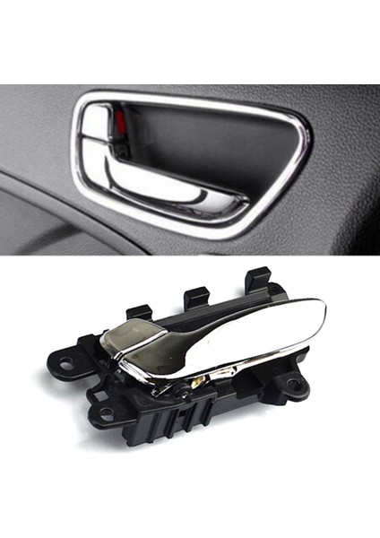 Kia K3 Forte Cerato 2011-2017 Için Araba Stil Krom Iç Kapı Kol Sol Tarafı (Yurt Dışından) modelleri