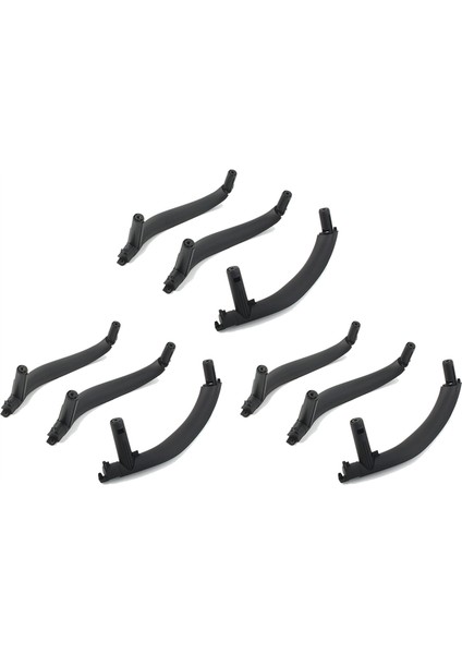 Iç Kapı Çekme Sökü Trim Kapağı 51417292243 51417292244 Bmw-X5 X6 F15 F16 Rhd 2014-2018 9pcs (Siyah) (Yurt Dışından)
