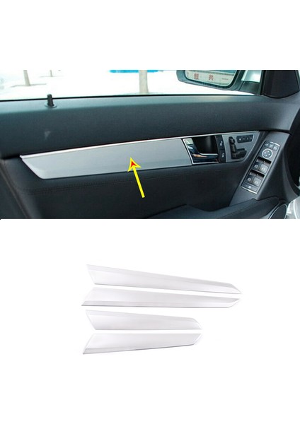 Araba Iç Kapı Dekorasyon Paneli Kapak Trim Gümüş Mercedes Benz C Sınıfı W204 2008-2013 (Yurt Dışından) fiyatları