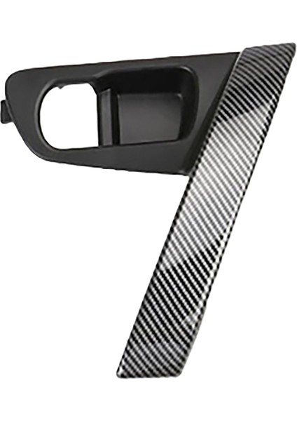Araba Karbon Fiber Iç Kapı Kolları Taban Iç Kapı Kolu Kapak Kapağı Nissan Qashqai J10 2007-2015 Sol (Yurt Dışından)