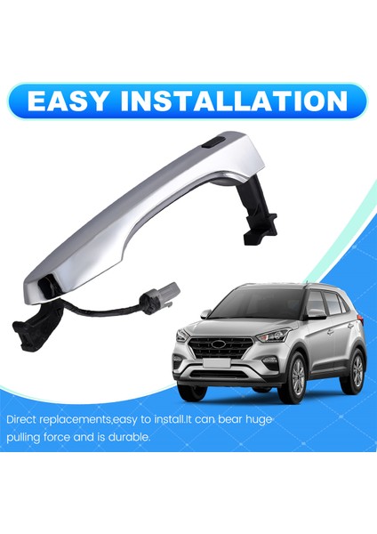 Hyundai Creta 2015-2018 Için Düğmeli Ön Dış Kapı Kolu Anahtarsız Giriş Sol 82651-C9700 82651M0700 (Yurt Dışından) fırsatları