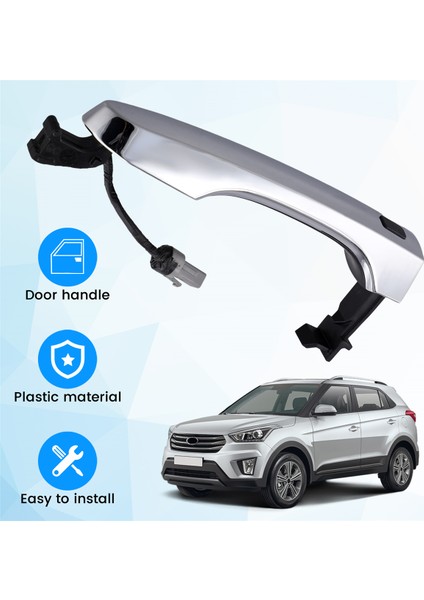 Hyundai Creta 2015-2018 Için Düğmeli Ön Dış Kapı Kolu Anahtarsız Giriş Sol 82651-C9700 82651M0700 (Yurt Dışından) indirimleri