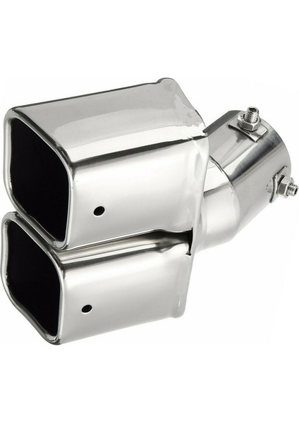 Krom Iç Kapı Kolu Yakalama Kapak Kasesi Fincan Trim Dekorasyon Arabası ile Araba Çift Tüp Susturucular Egzoz Borusu (Yurt Dışından) fırsatları