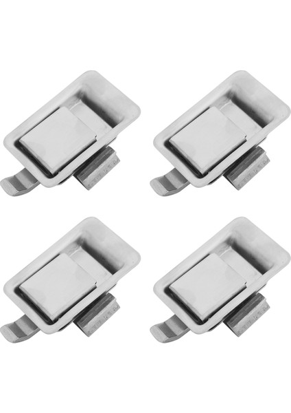 4x Paslanmaz Çelik Gömülü Monte Edilmiş Mandal Mini Floş Montajı Rv/kamp/römork/dolap/alet Kutusu Vb. Için Kilidi (Yurt Dışından)