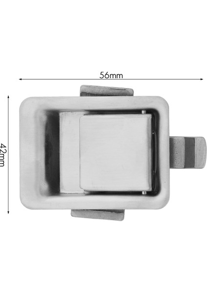 4x Paslanmaz Çelik Gömülü Monte Edilmiş Mandal Mini Floş Montajı Rv/kamp/römork/dolap/alet Kutusu Vb. Için Kilidi (Yurt Dışından) modelleri