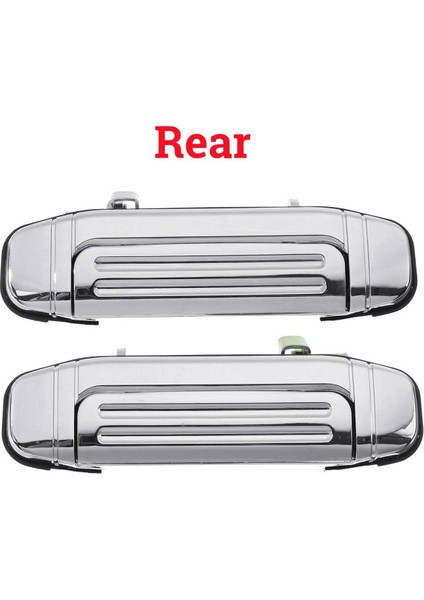 2x Arka Sol Yan Araba Dış Kapı Kulpları Mitsubishi Için Chrome MR156877 Montero Pajero V31 V32 V33 V46 1997-2000 (Yurt Dışından) fırsatları