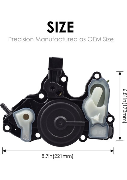 06K103495AP Car Pcv Golf Gtı Jetta Için Valf Yağ Ayanıcı 1.8t 2.0t 2014-2020 06K103495AH (Yurt Dışından) modelleri