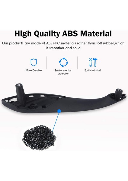 2 Çift Araba Aksesuarları: 1 Çift Siyah Ön Sol/sağ Araba Iç Kapı Kolu ve 1 Çift Ön Kaput Böbrek Izgarası (Yurt Dışından) fırsatları