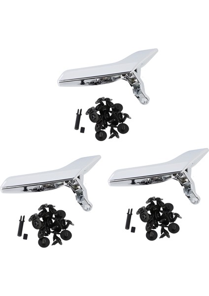 3x Krom Araba Iç Kapı Kolu Onarım Kiti Mercedes Için W204 X204 Iç Trim Kapağı (Sağ) (Yurt Dışından)