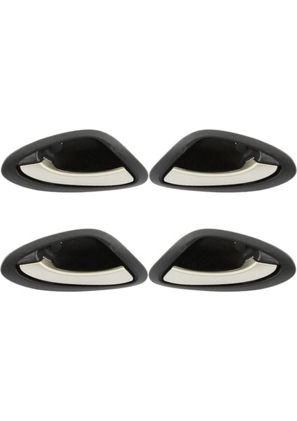 4x Siyah Renkli Araba Iç Kapı Kolu Honda Fit Caz Şehri Gd 2003-2008 72160-SEN-H11 72120-SEN-H11 (Yurt Dışından)