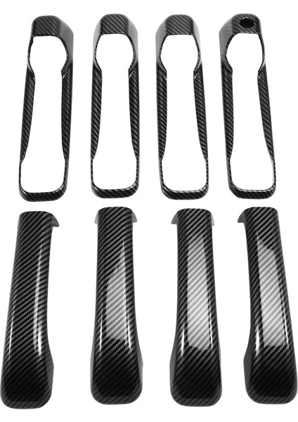 Araba Kapı Kolu Kapak Dodge Ram Için Dış Kapı Kolu Kaplama 1500 2017-2010 Karbon Fiber (Yurt Dışından) fiyatları