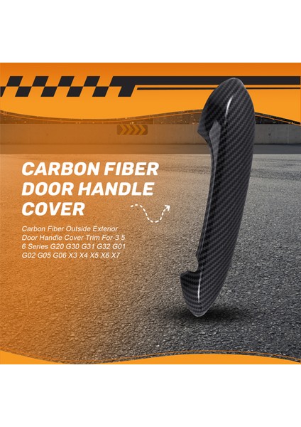 Karbon Fiber Dış Dış Kapı Tutucu Kapak For-Bmw 3 5 6 Serisi G20 G30 G31 G32 G01 G02 G05 G06 X3 X4 X5 X6 X7 (Yurt Dışından) fırsatları