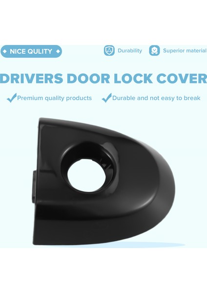 Nissan Juke &amp; Micra Sürücüleri Için Anahtar Delikli Araba Kapısı Kilit Kapağı 806441KK0D Araba Aksesuarları Siyah (Yurt Dışından) fırsatları