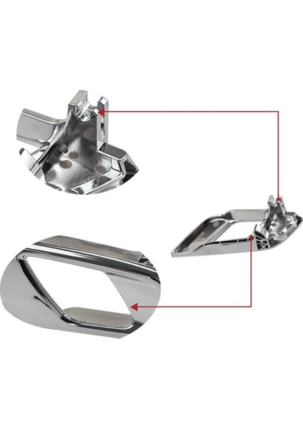 Ford Ranger Için 4x 2012-2019 Everest 2015-2019 Kapı Iç Sap Krom (Yurt Dışından) fırsatları