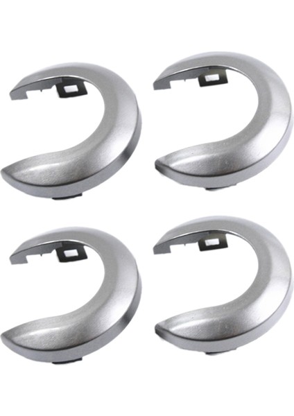 4pcs Araba Iç Kapı Kolu Kapak Kolu Nissan Tiida Için Rozet 2005-2010 1.6 Livina NV200 Geniss Gümüş Gri (Yurt Dışından)