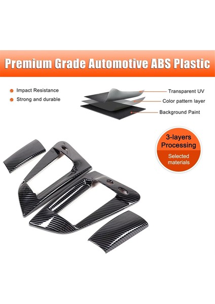 Nissan Için 370Z Z34 2009-2020 Abs Karbon Fiber Dış Kapı Çekme Soyu Panel Trim Kapak Arabası Takma Aksesuarlar (Yurt Dışından) modelleri