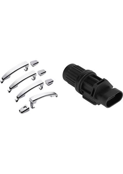 Manuel Şanzıman Hız Sensörü 96190708 5S7656 4 Pcs Krom Abs Kapı Dış Tutamak Kapakları (Yurt Dışından)