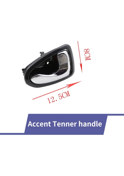 4pcs Araba Iç Kapı Kolu Hyundai Aksanı Için Iç Kapı Düğmesi 2001-2006 (Yurt Dışından) fırsatları