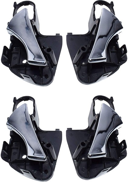 4x Ön Sol Sağ Iç Kapı Kolu Daewoo Nubira Için 2.0l 1999 2000 2001 2002 96296168 96296169 (Yurt Dışından)