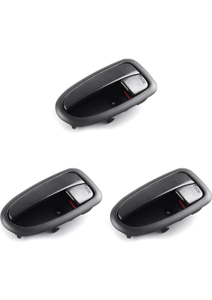 3x Araba Siyah Iç Kapı Kolu Hyundai Matrix Lavita Için Yakalama 2001-2010 82610-17010 Sol (Yurt Dışından)