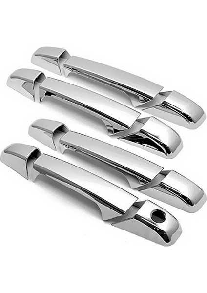 Abs Chrome Dış Kapı Tutucu Kapak Kapakları Chevy Silverado Gmc Sierra 1500/2500/3500 Yukon Xl Escalade (Yurt Dışından)