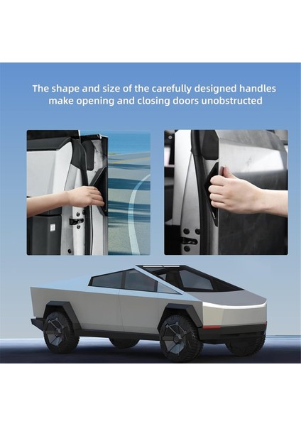 Tesla Cybertruck 2024 2025 Aksesuarlar Için Kapı Tutucu Anti-Fingerprint (Yurt Dışından) fırsatları