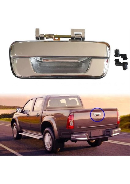 Tailgate Tapı Havza Tapı Araba Kapı Tutucu Isüzu D-Max Dmax 2008-2012 Yeni Yüksek Kalite Için (Yurt Dışından) indirimleri