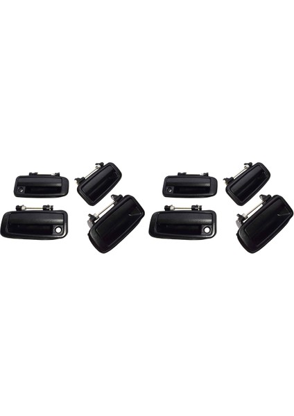 Toyota Corolla Için Dış Dış Kapı Kolu 8 Pcs (Ön Solda) 1988-1992 69210-12110 69220-12110 (Yurt Dışından)