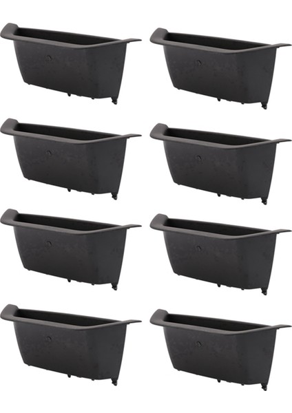 8x Araç Otomatik Iç Iç Kapı Tutar Çekme Trim Uyumlu Bmw F25 F26 X3 X4 2011-2017, Sol Taraf, Siyah (Yurt Dışından)