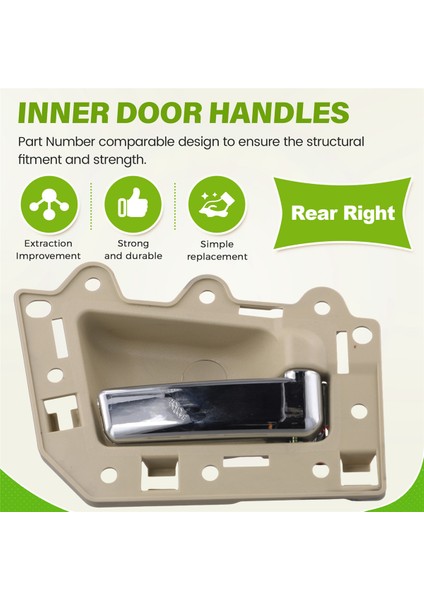 Jeep Grand Cherokee 2005-2011 Için Iç Kapı Kolu Içi Arka Sağda 5HR421J3AK (Yurt Dışından) fırsatları