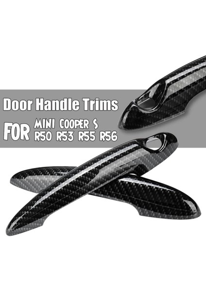 Karbon Fiber Dış Dış Kapı Tutucu Kapak Bmw Mini Cooper R50 R52 R53 R55 R56 R57 R58 R59 R61 (Yurt Dışından) fırsatları
